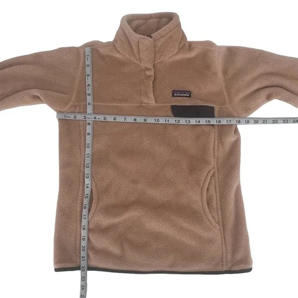 Patagonia Salmon Re-Tool Snap-T® Fleece Pullover Sweatshirt Size Medium Women's - Picture 4 of 5